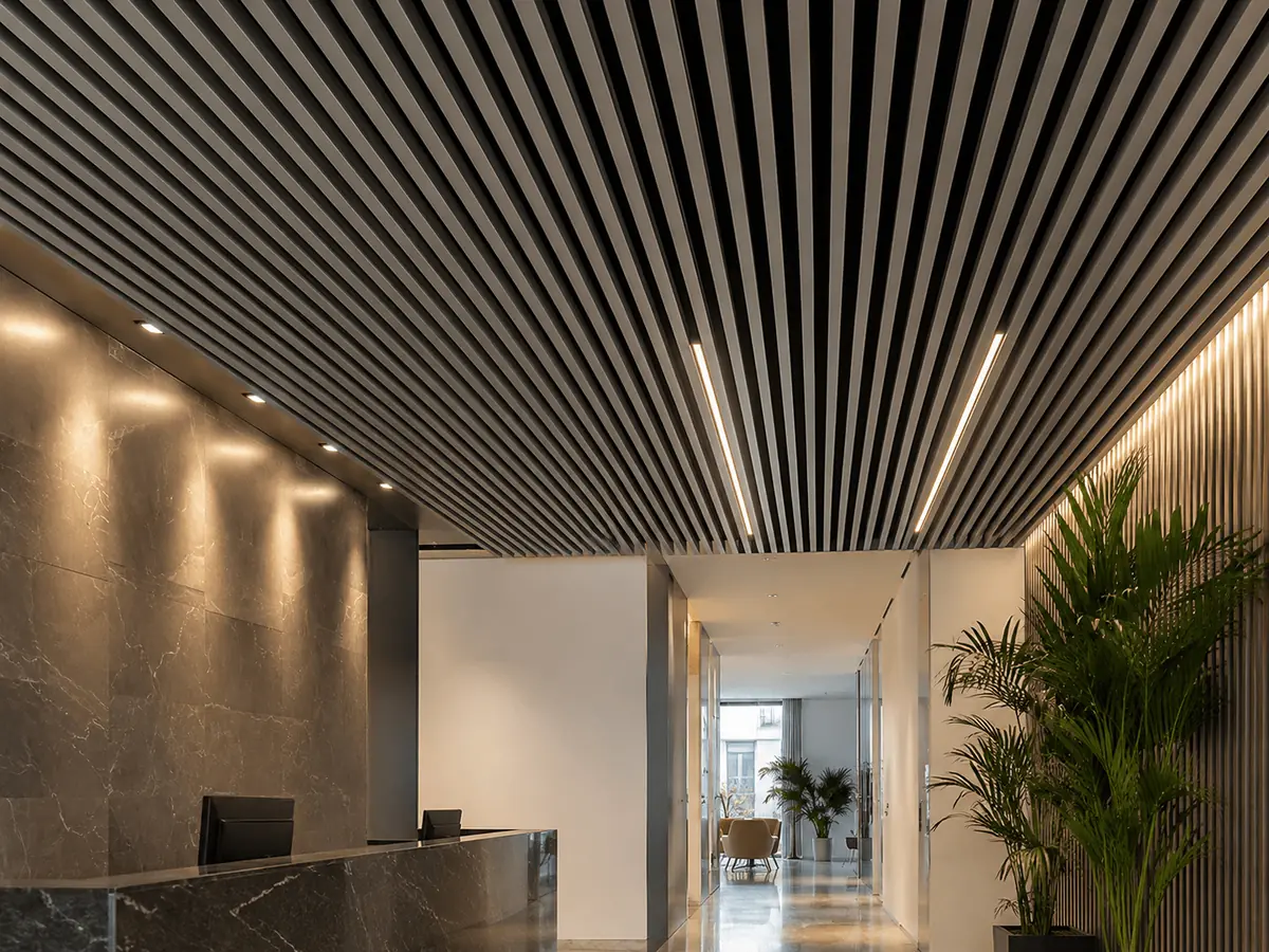 Techo de PVC para local comercial en Sevilla